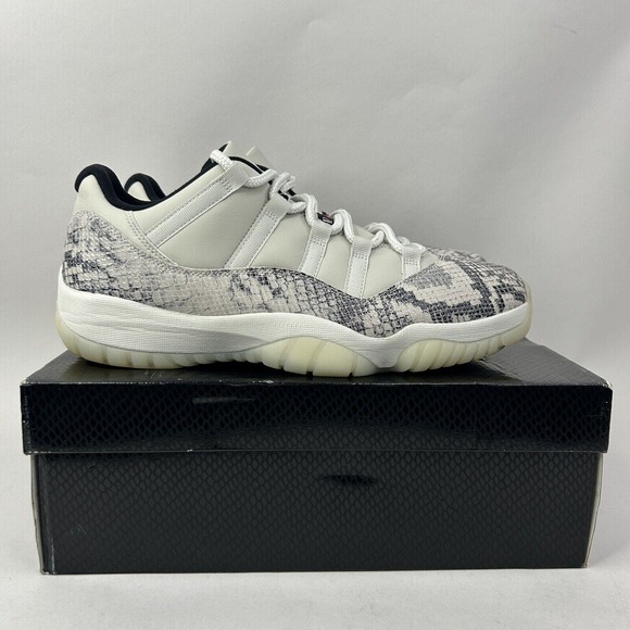 Nike Shoes Air Jordan 11 Low Retro “Light Bone Snakeskin” 2024 - Picture 4 of 8